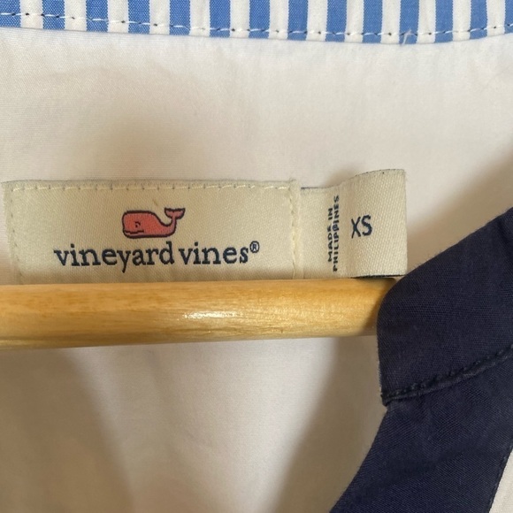 🐦⬛Host Pick🐦⬛Vineyard Vines Color Block Savannah Popover Top - Picture 7 of 10